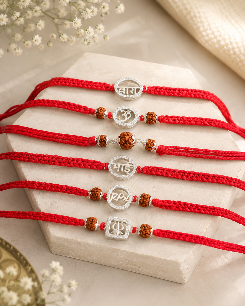 Silver Rakhi Collection - House of RangReethi