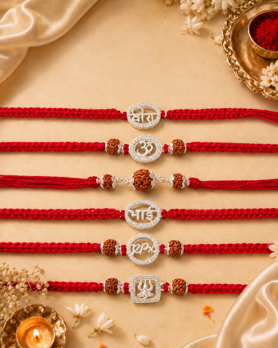 Silver Rakhi Collection