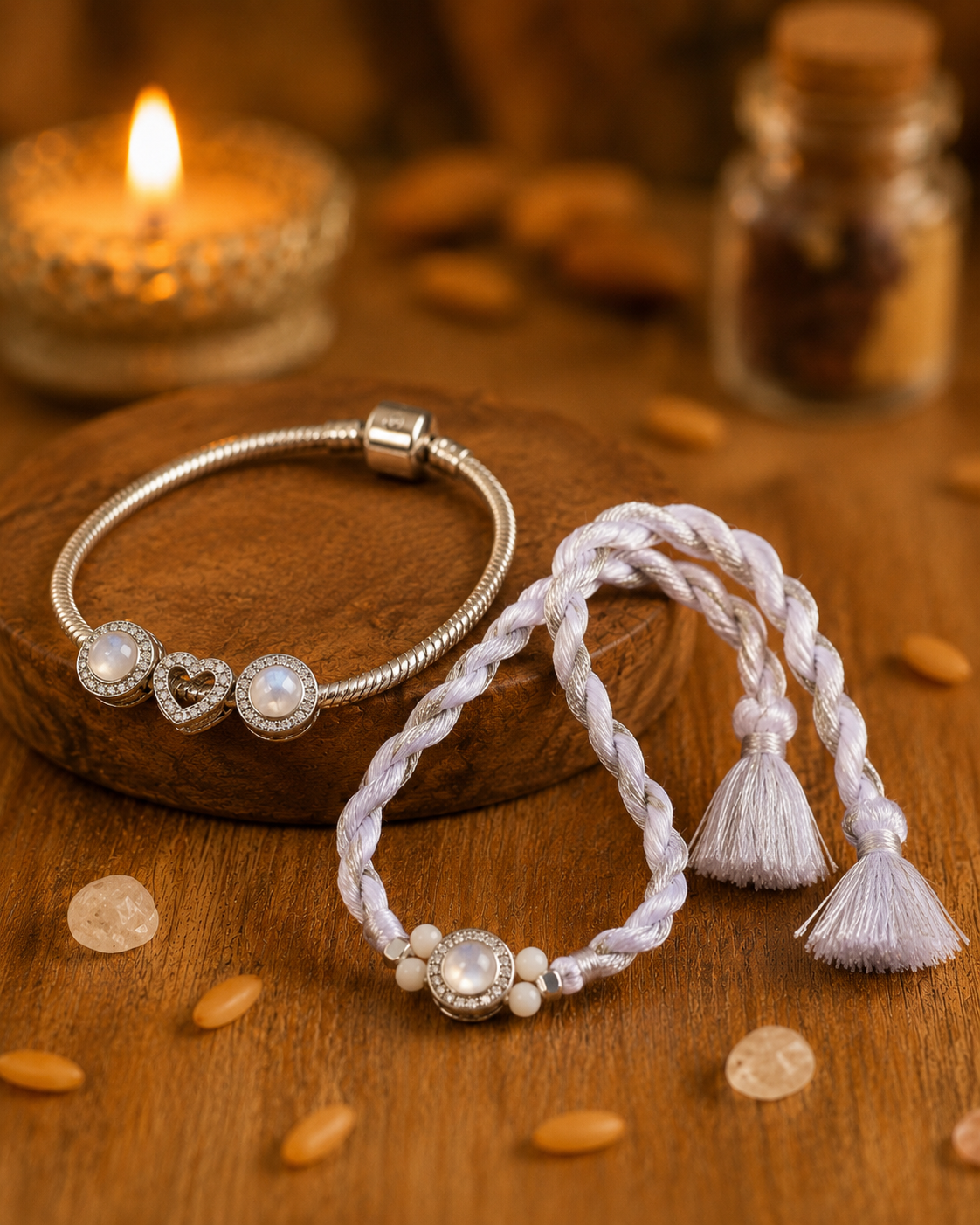Moonstone Rakhi Set for Bhaiya and Bhabhi - Embrace Love this Raksha Bandhan 2026