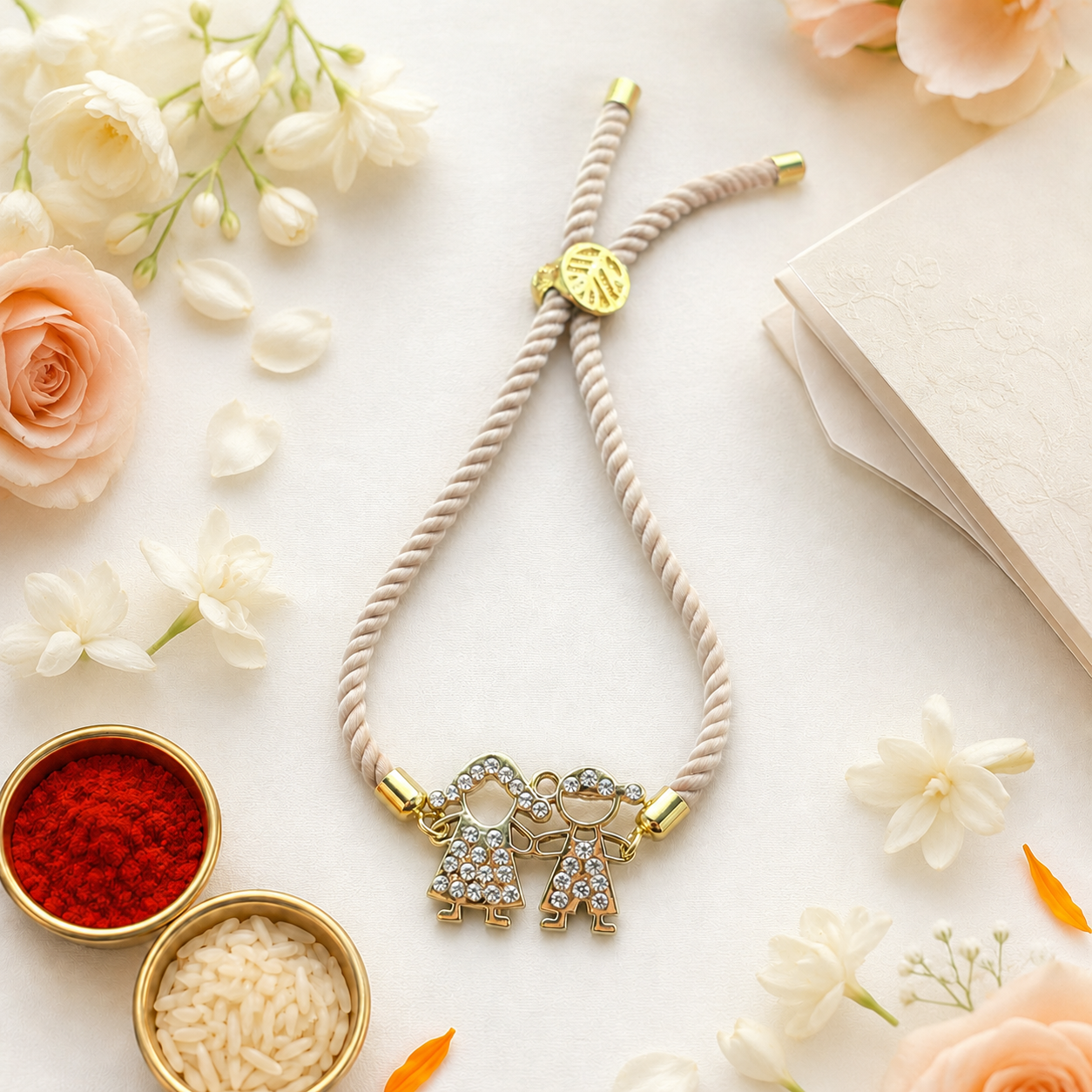 Crystal Sibling Kids Rakhi