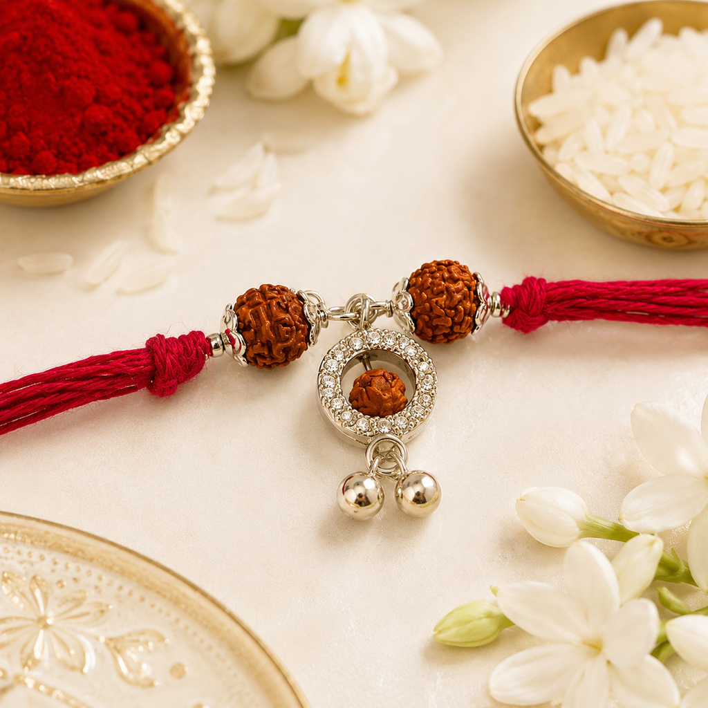 Graceful Rudraksh Bhabhi Rakhi