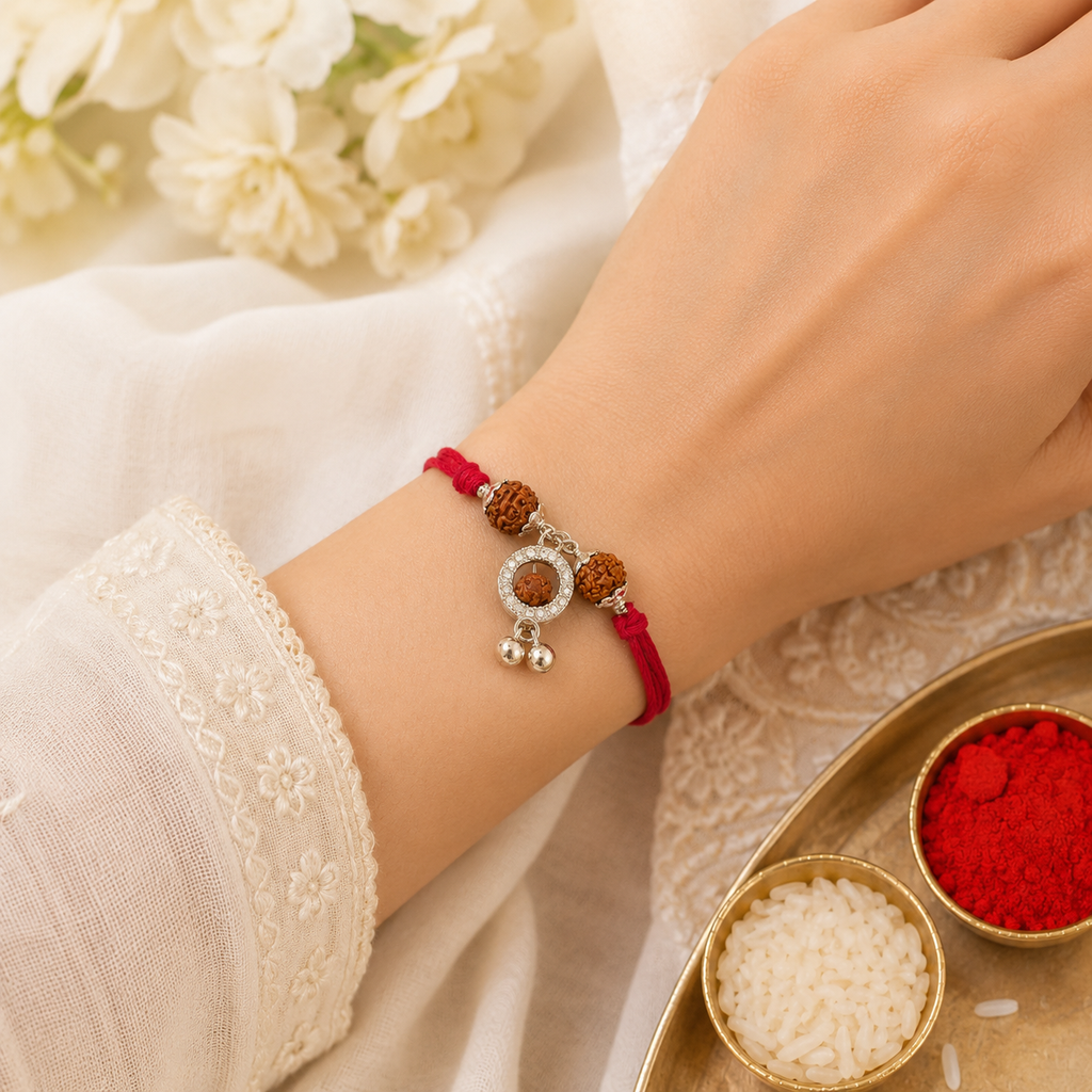 Graceful Rudraksh Bhabhi Rakhi