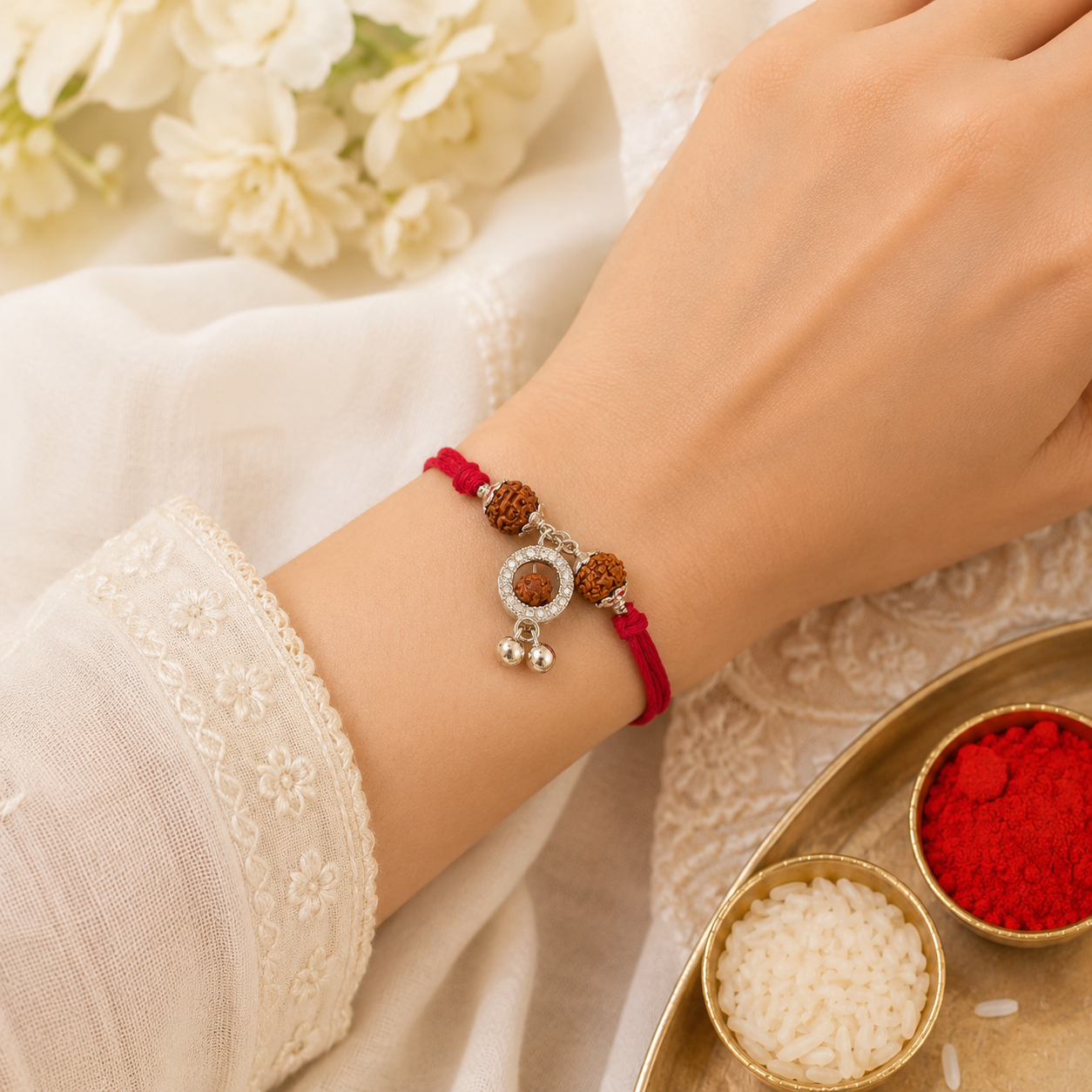 Graceful Rudraksh Bhabhi Rakhi