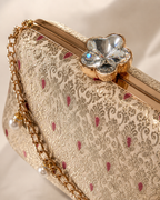 Banarasi Silk Clutch Bag | Handcrafted Indian Heritage
