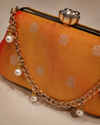 Banarasi Silk Clutch Bag | Handcrafted Indian Heritage