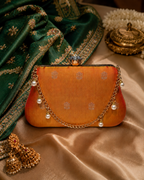 Banarasi Silk Clutch Bag | Handcrafted Indian Heritage