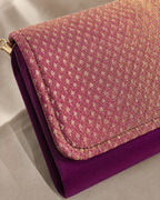 Silk Dibbi Clutch Bag | Patola, Brocade & Bandhani