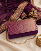 Silk Dibbi Clutch Bag | Patola, Brocade & Bandhani