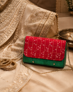 Silk Dibbi Clutch Bag | Patola, Brocade & Bandhani