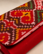 Silk Dibbi Clutch Bag | Patola, Brocade & Bandhani