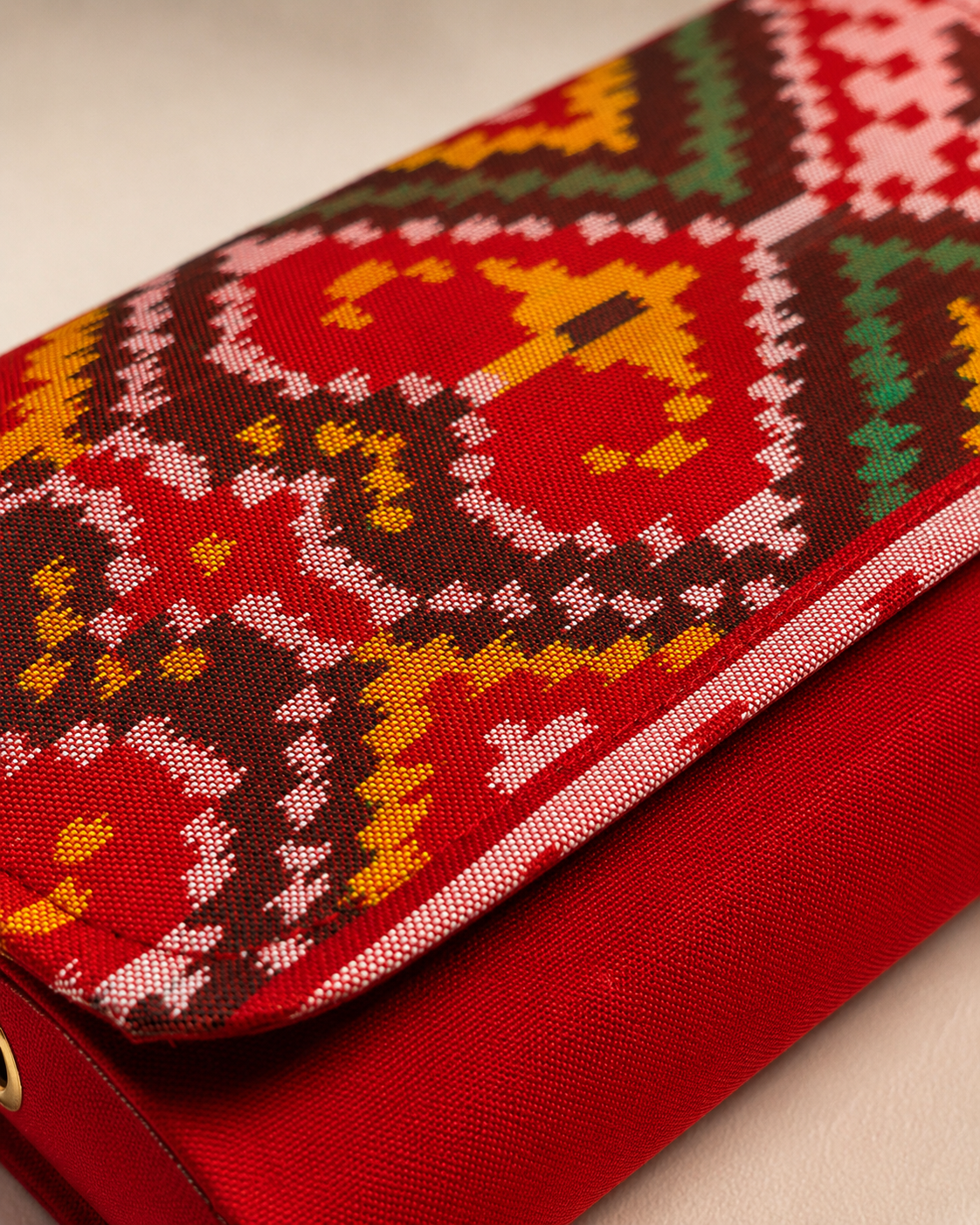 Silk Dibbi Clutch Bag | Patola, Brocade & Bandhani